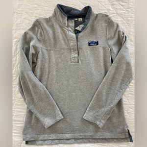 LL Bean Buttoned Pullover, size Medium